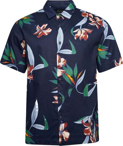 Superdry vintage hawaiin ss shirt vj Blauw