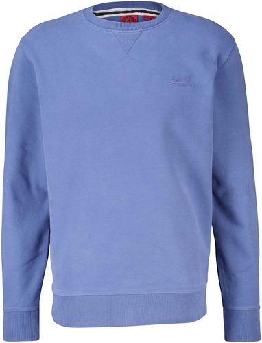 Superdry Sweater Contrast Stitch Blauw