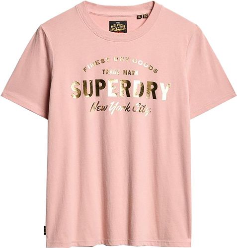 Superdry T-shirt Roze