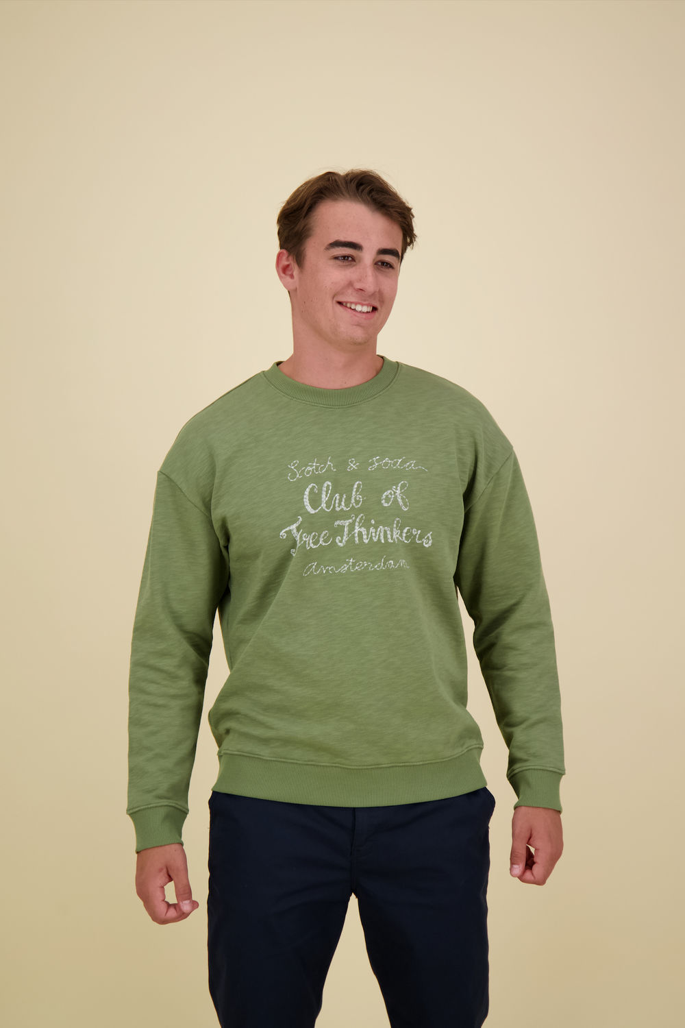 Scotch & Soda Sweater Groen Scotch & Soda Sweater Groen