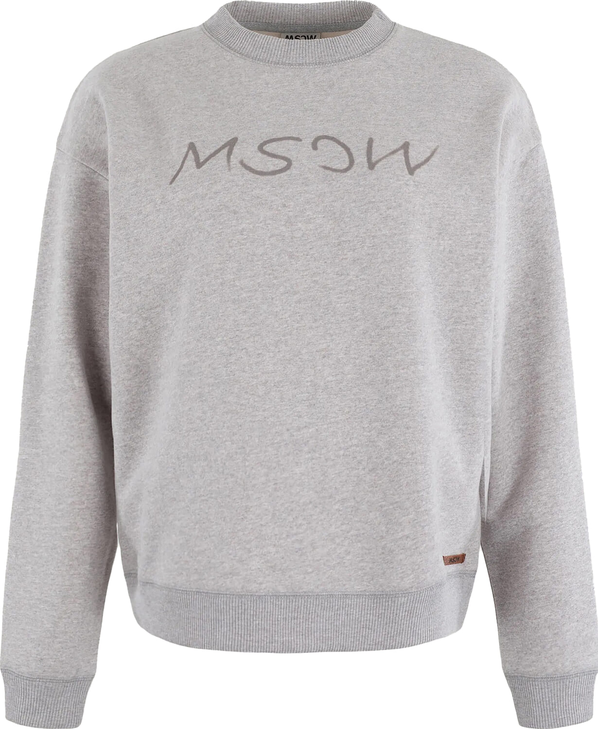 Moscow Sweater Logo Grijs  Moscow Sweater Logo Grijs