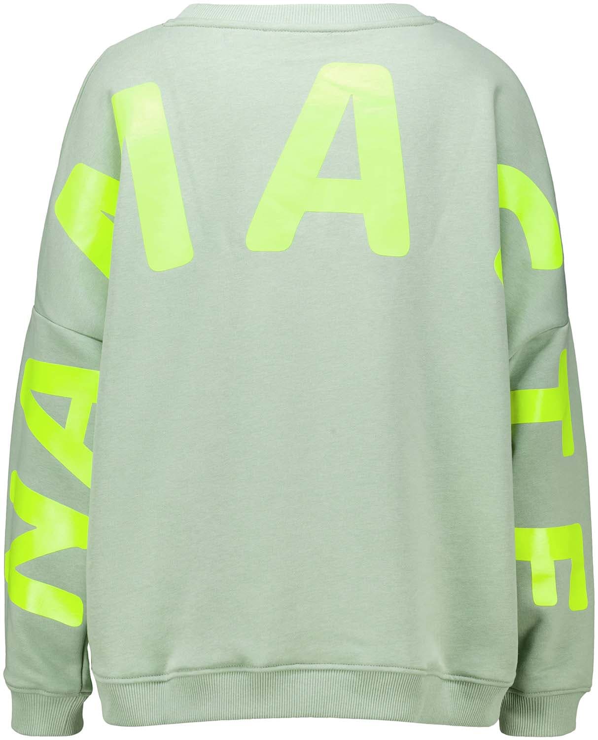 Miss Goodlife Sweater Namasté Groen  Miss Goodlife Sweater Namasté Groen