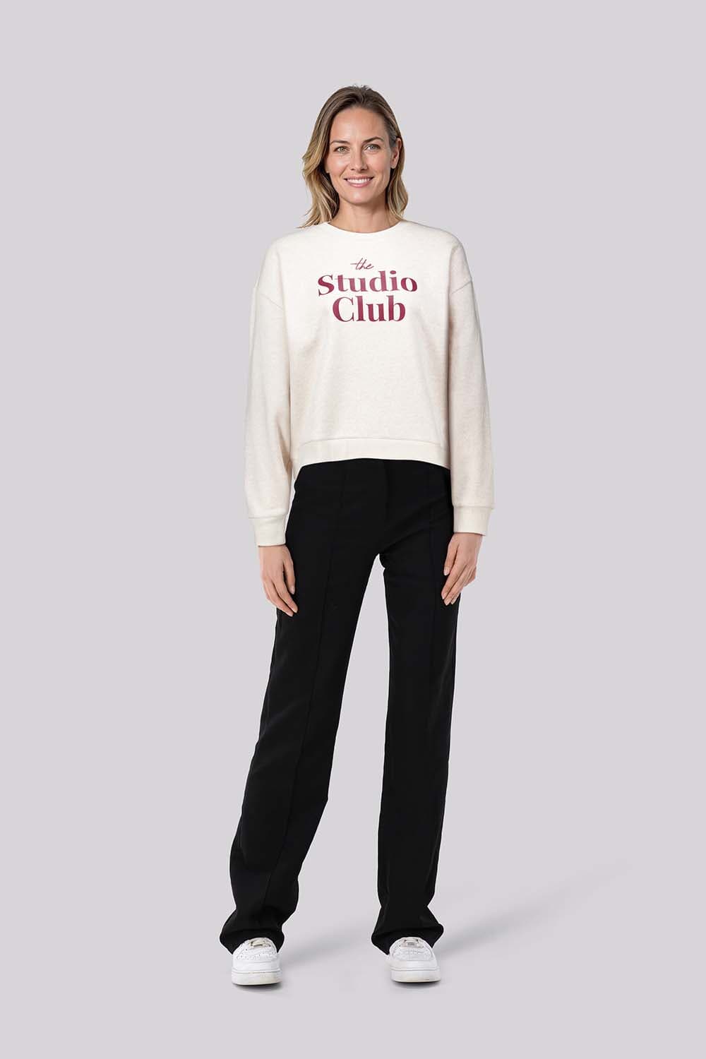 Studio Anneloes Sweater Puck Creme  Studio Anneloes Sweater Puck Creme