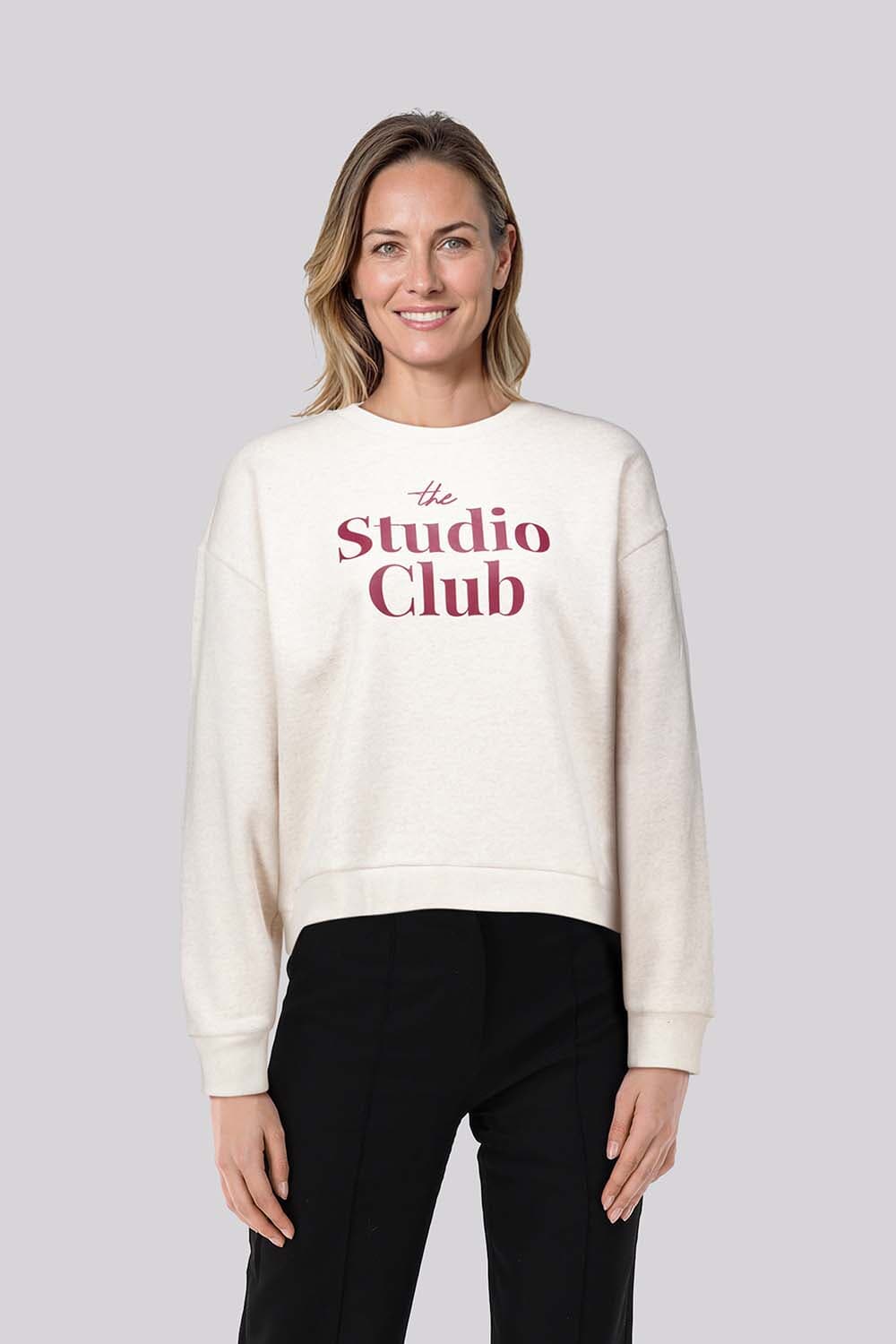 Studio Anneloes Sweater Puck Creme  Studio Anneloes Sweater Puck Creme