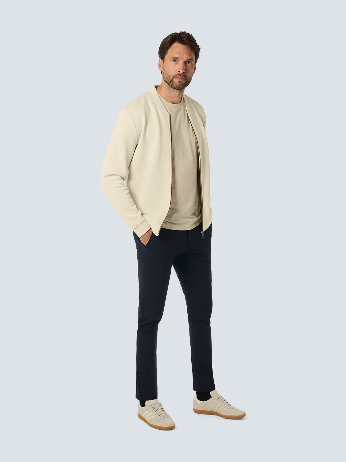 No Excess Sweatvest Mela Creme No Excess Sweatvest Mela Creme