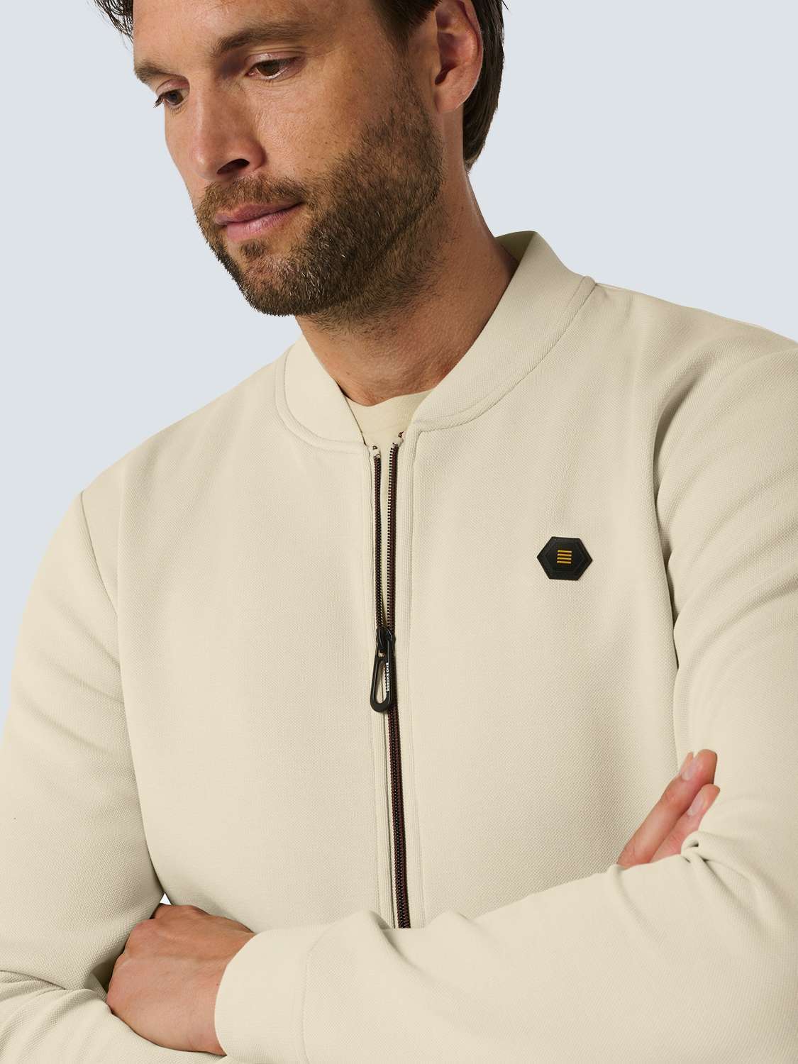 No Excess Sweatvest Mela Creme No Excess Sweatvest Mela Creme