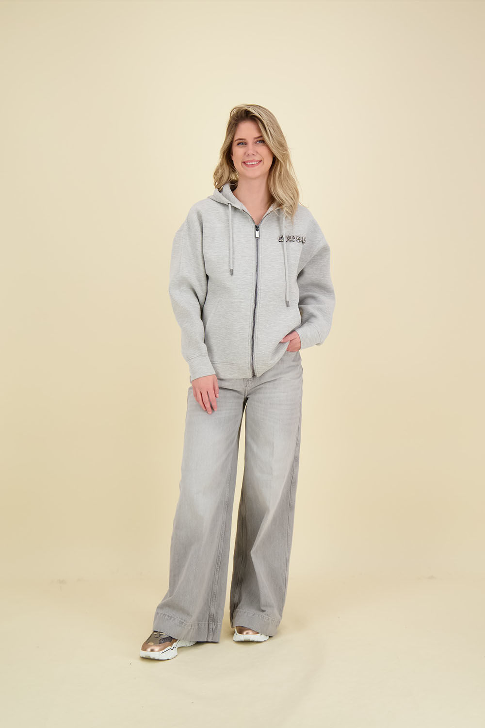 Copenhagen Muse Sweatvest Scuba Grijs  Copenhagen Muse Sweatvest Scuba Grijs