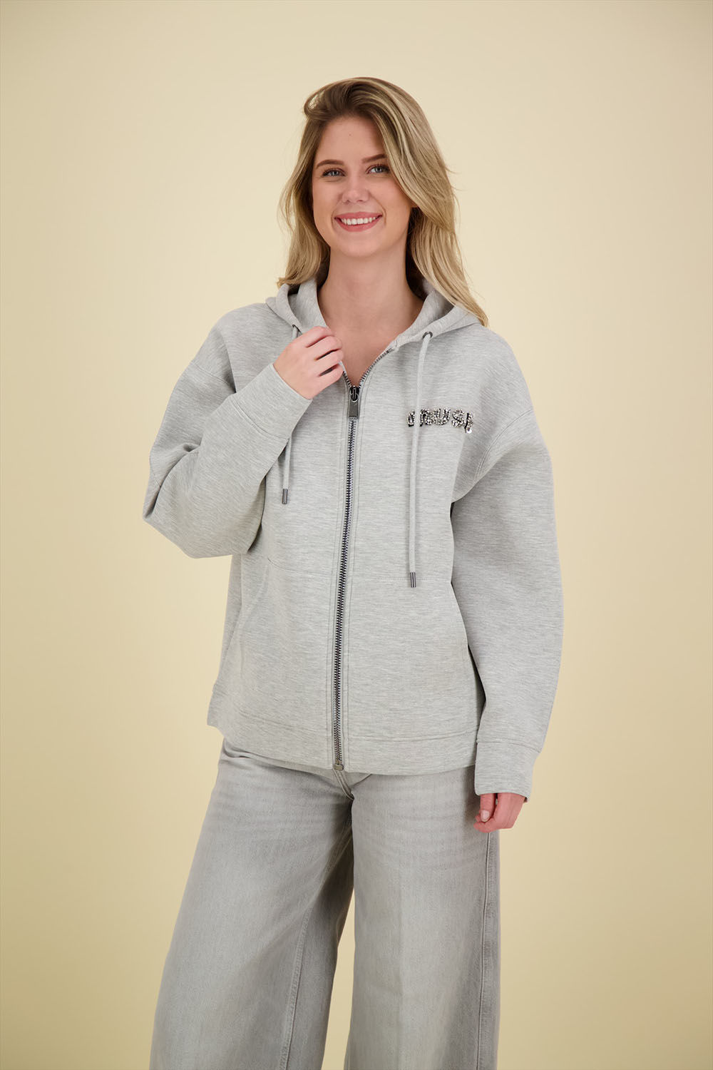 Copenhagen Muse Sweatvest Scuba Grijs  Copenhagen Muse Sweatvest Scuba Grijs