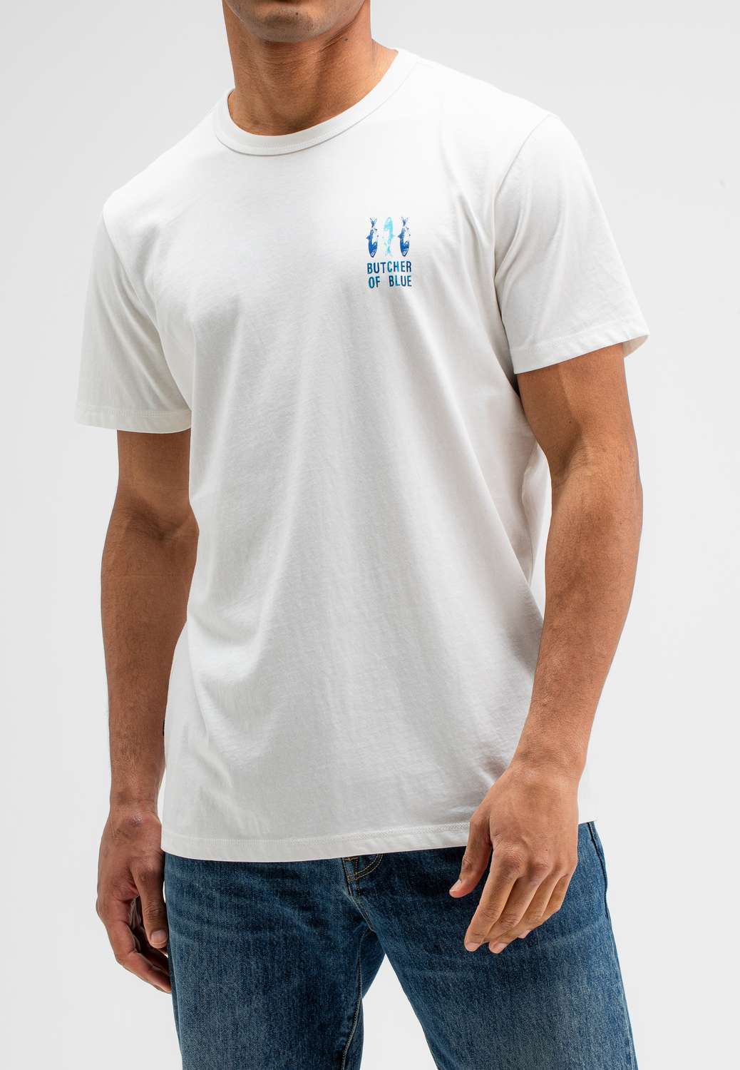 Butcher Of Blue T-Shirt Wit Butcher Of Blue T-Shirt Wit