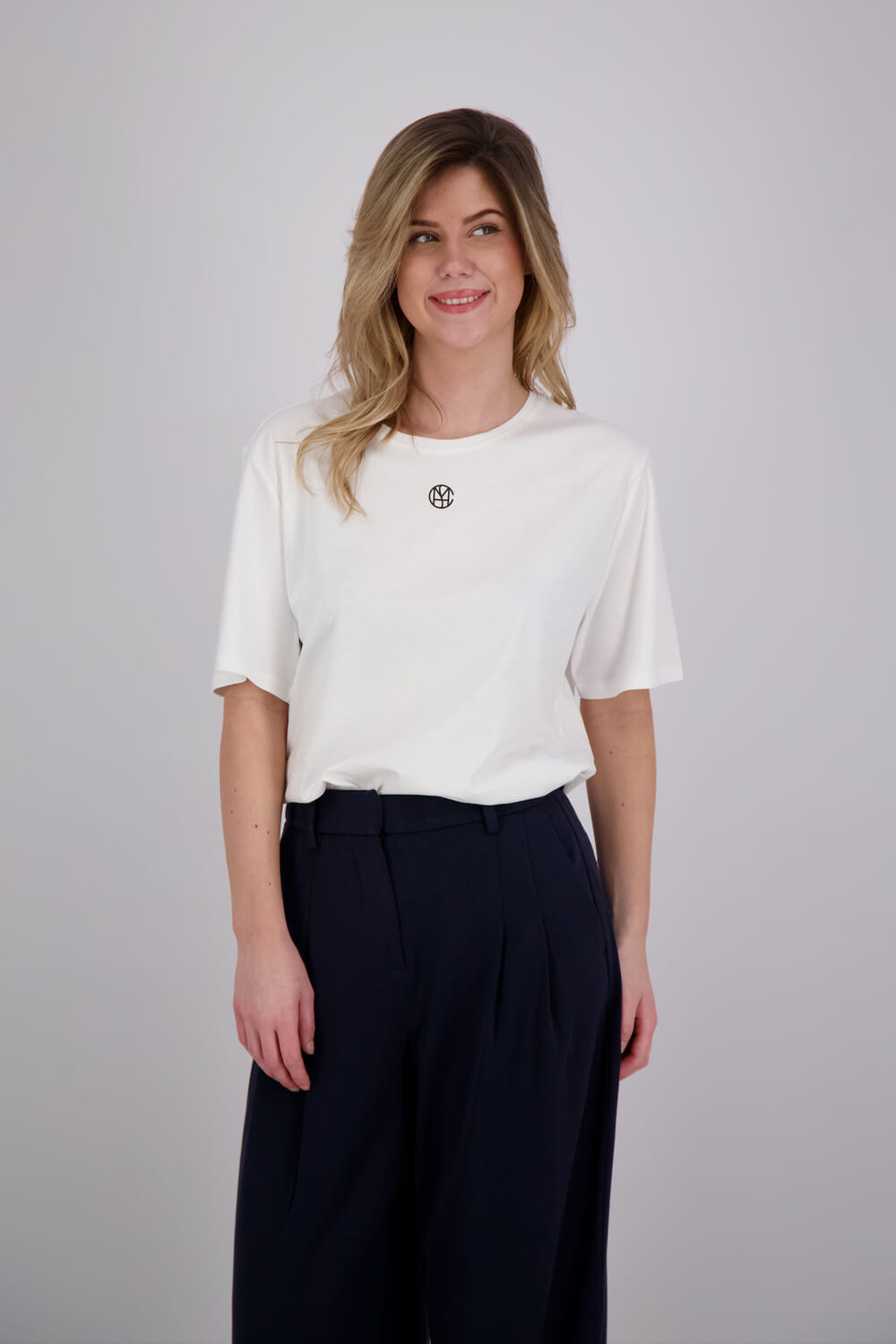 MSCH Copenhagen T-Shirt Melea Icon Wit MSCH Copenhagen T-Shirt Melea Icon Wit