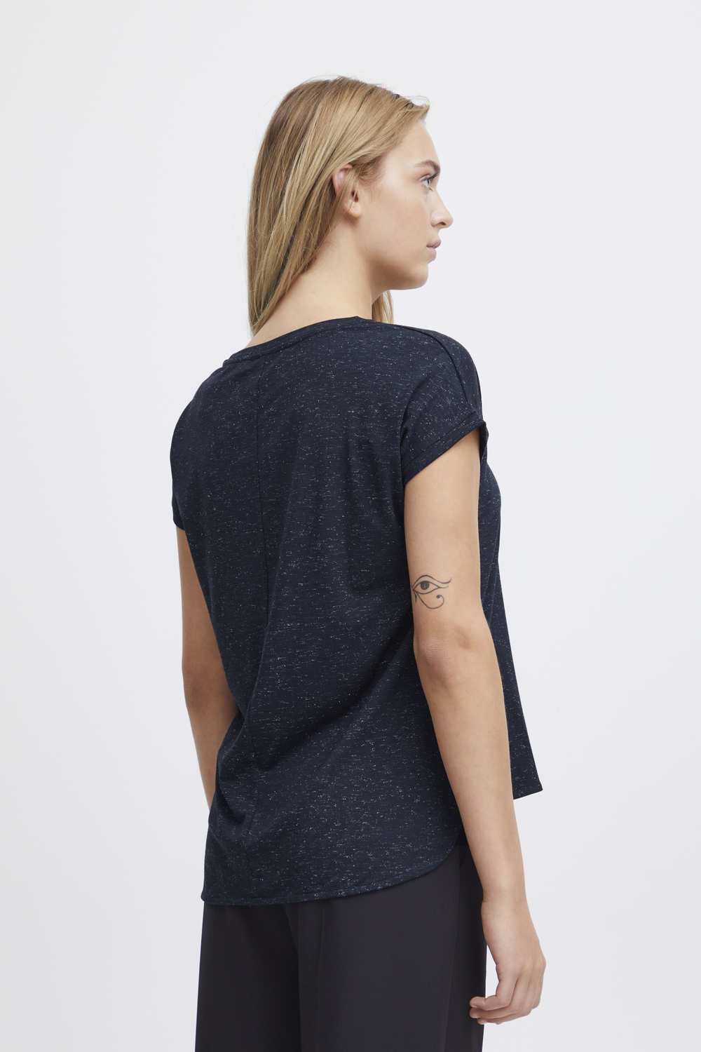 Ichi T-shirt Rebel Donkerblau Ichi T-shirt Rebel Donkerblau
