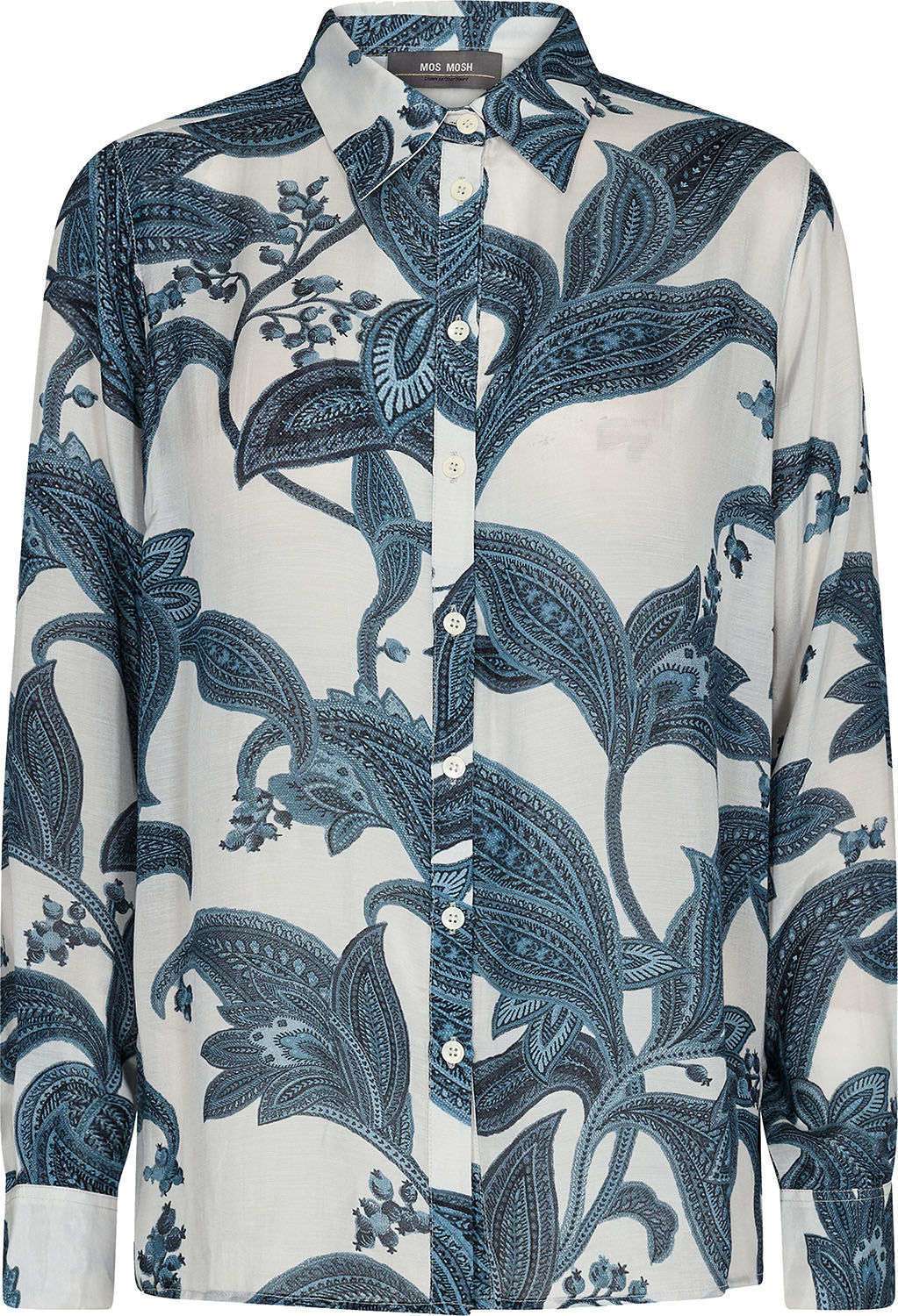 Mos Mosh Blouse Taylor Blauw Mos Mosh Blouse Taylor Blauw