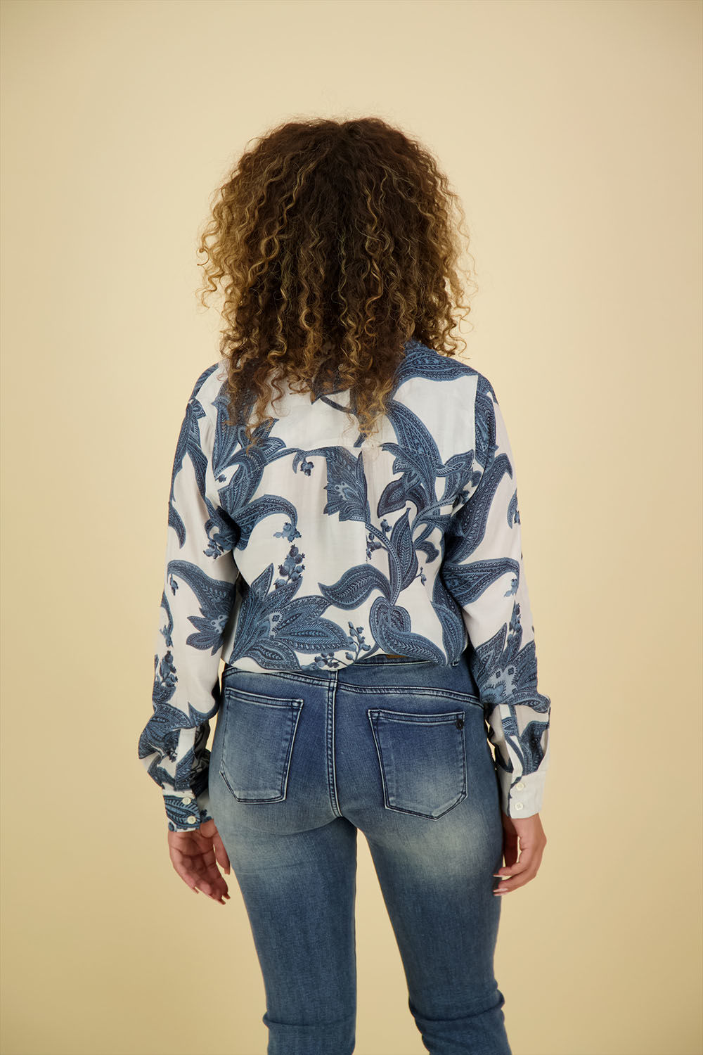 Mos Mosh Blouse Taylor Blauw Mos Mosh Blouse Taylor Blauw
