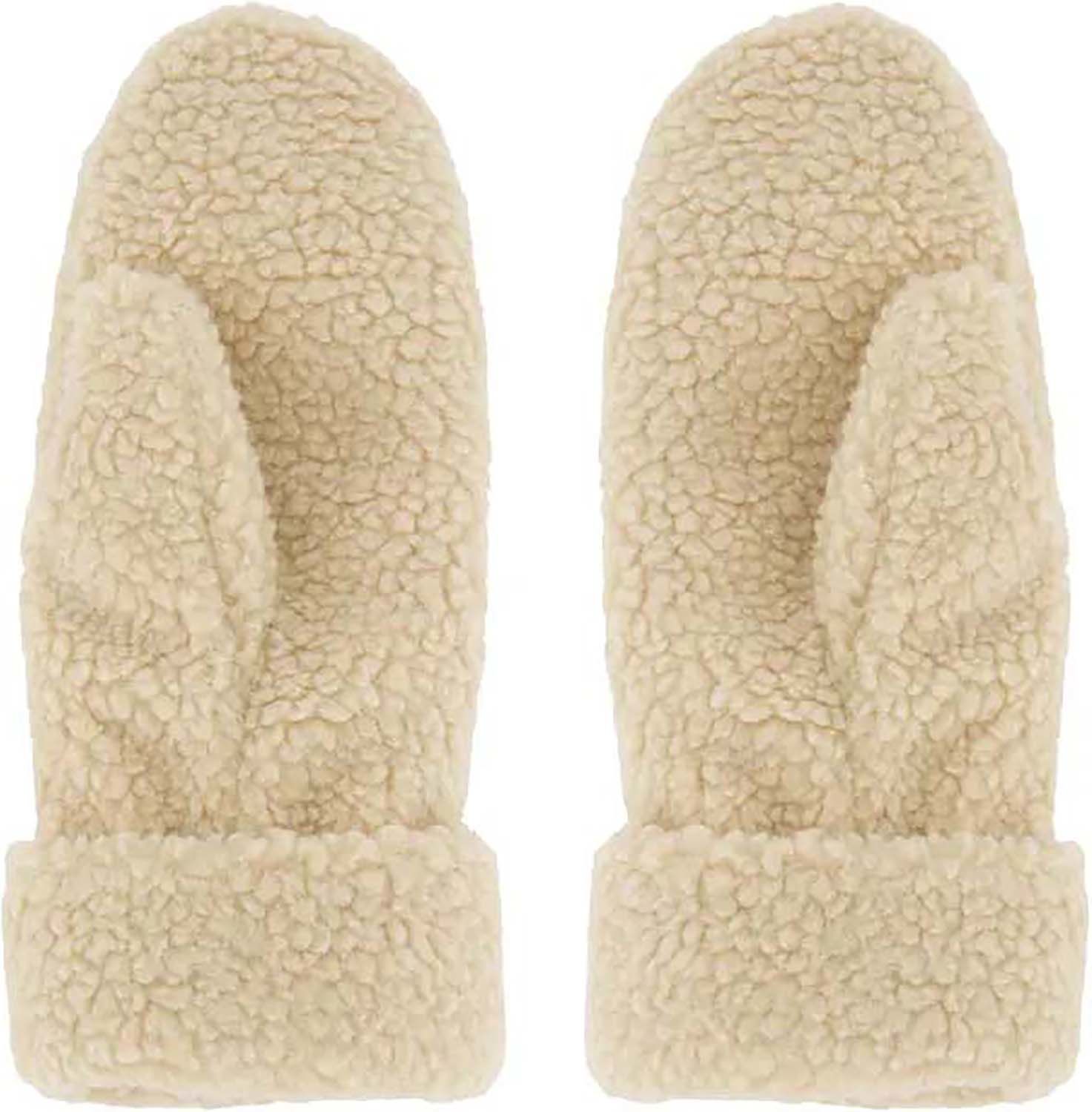Zusss Wanten Teddy Beige Zusss Wanten Teddy Beige
