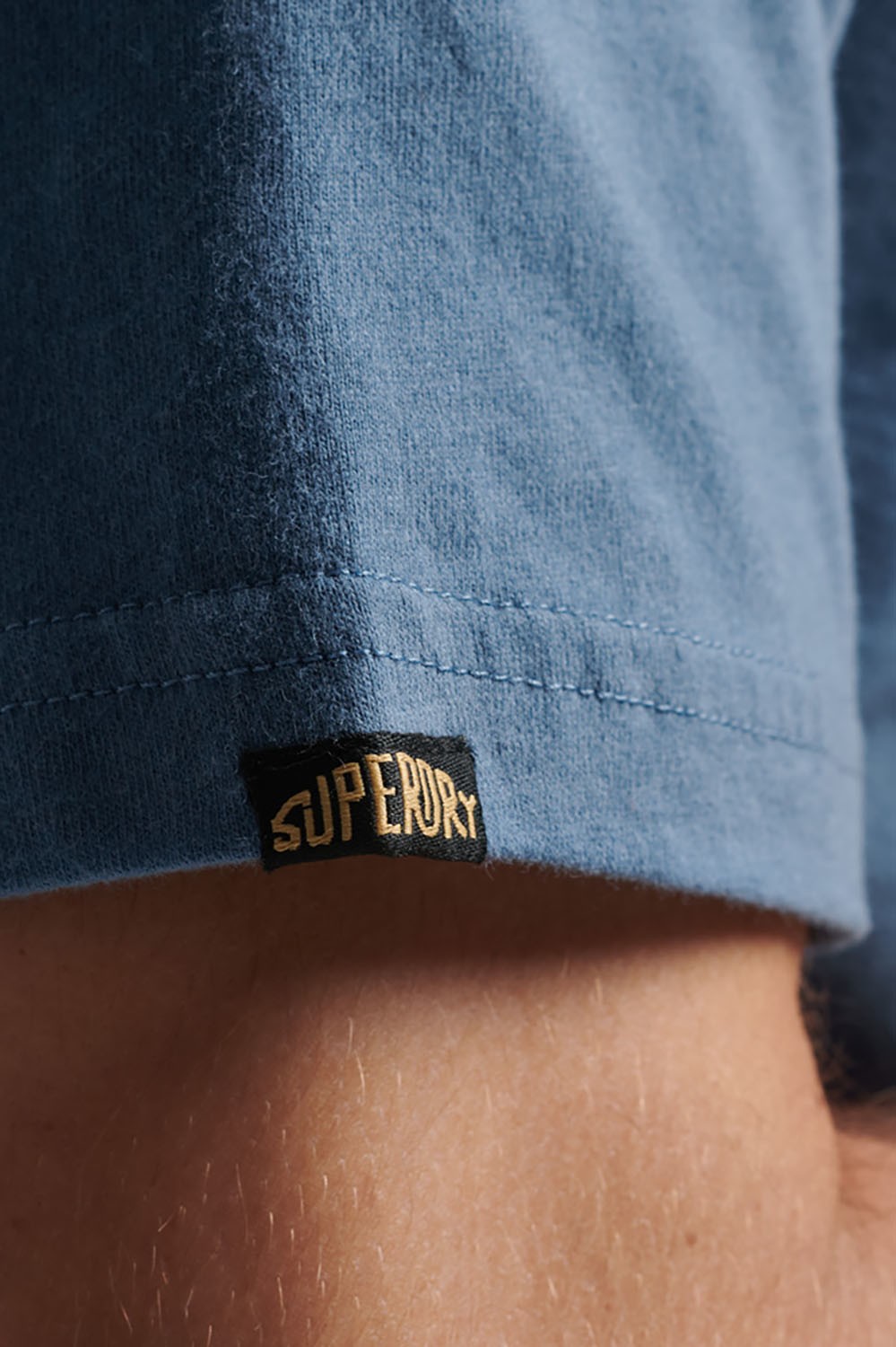 Superdry T-shirt Blauw Superdry T-shirt Blauw