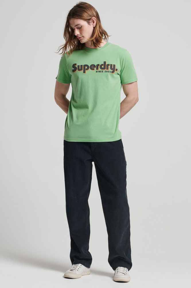 Superdry T-shirt Groen Superdry T-shirt Groen