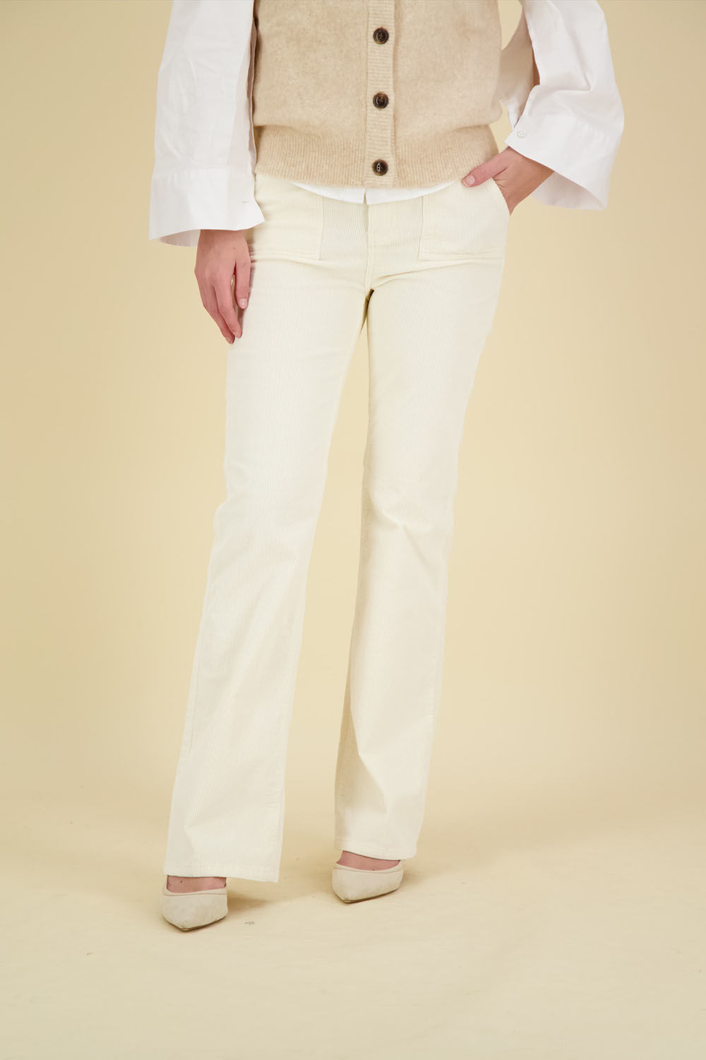 Florez Jeans James Corduroy Wit Florez Jeans James Corduroy Wit