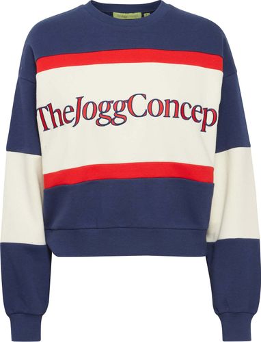 The Jogg Concept Sweater Sage logo Blauw