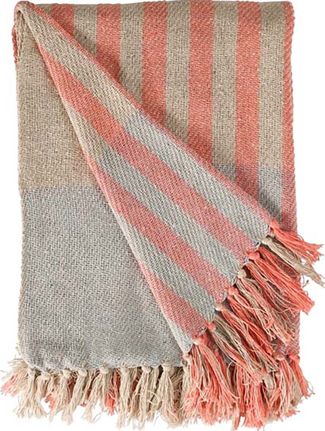 Au. Maison Plaid Throw Bruin Au. Maison Plaid Throw Bruin