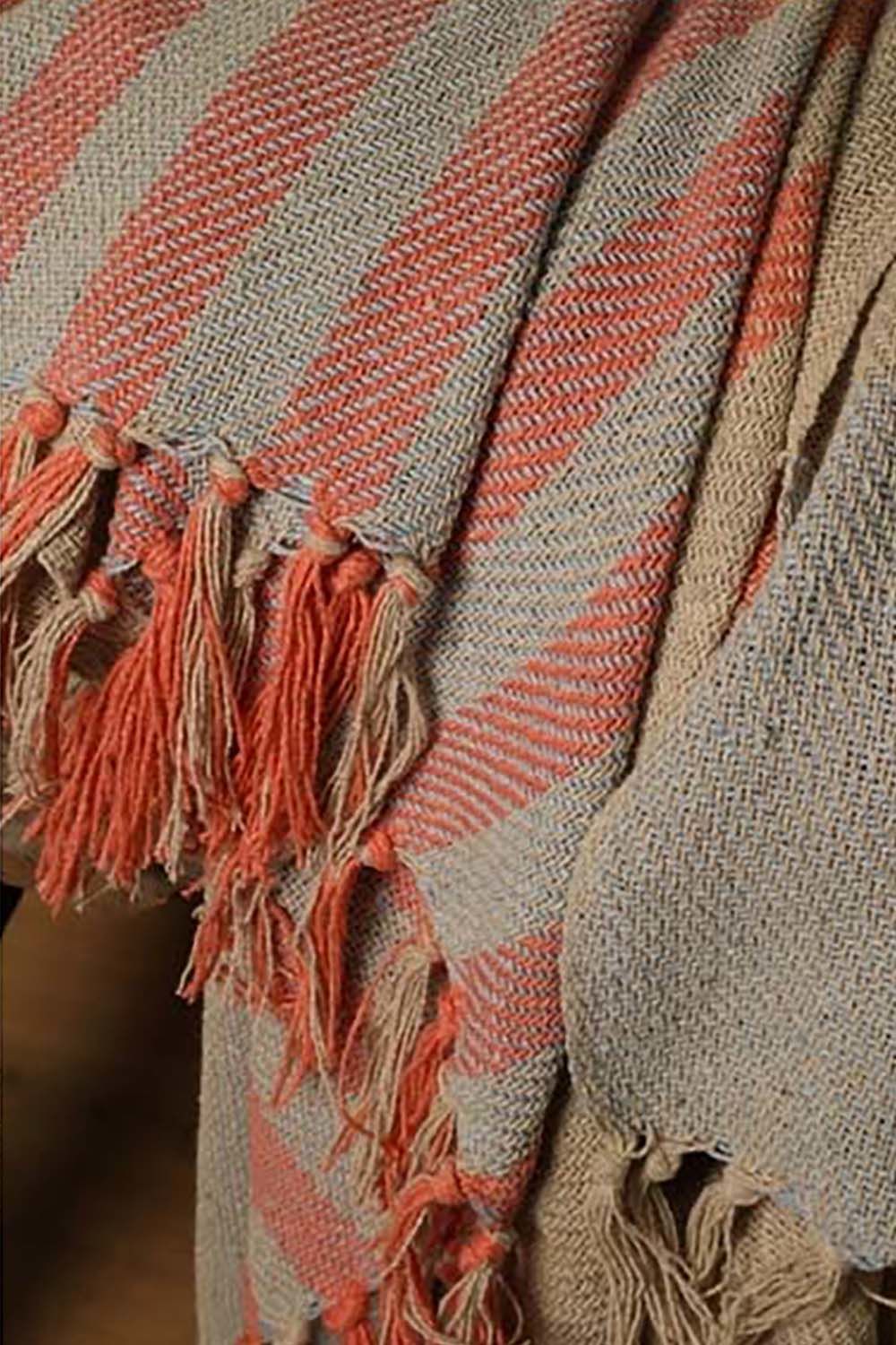 Au. Maison Plaid Throw Bruin Au. Maison Plaid Throw Bruin