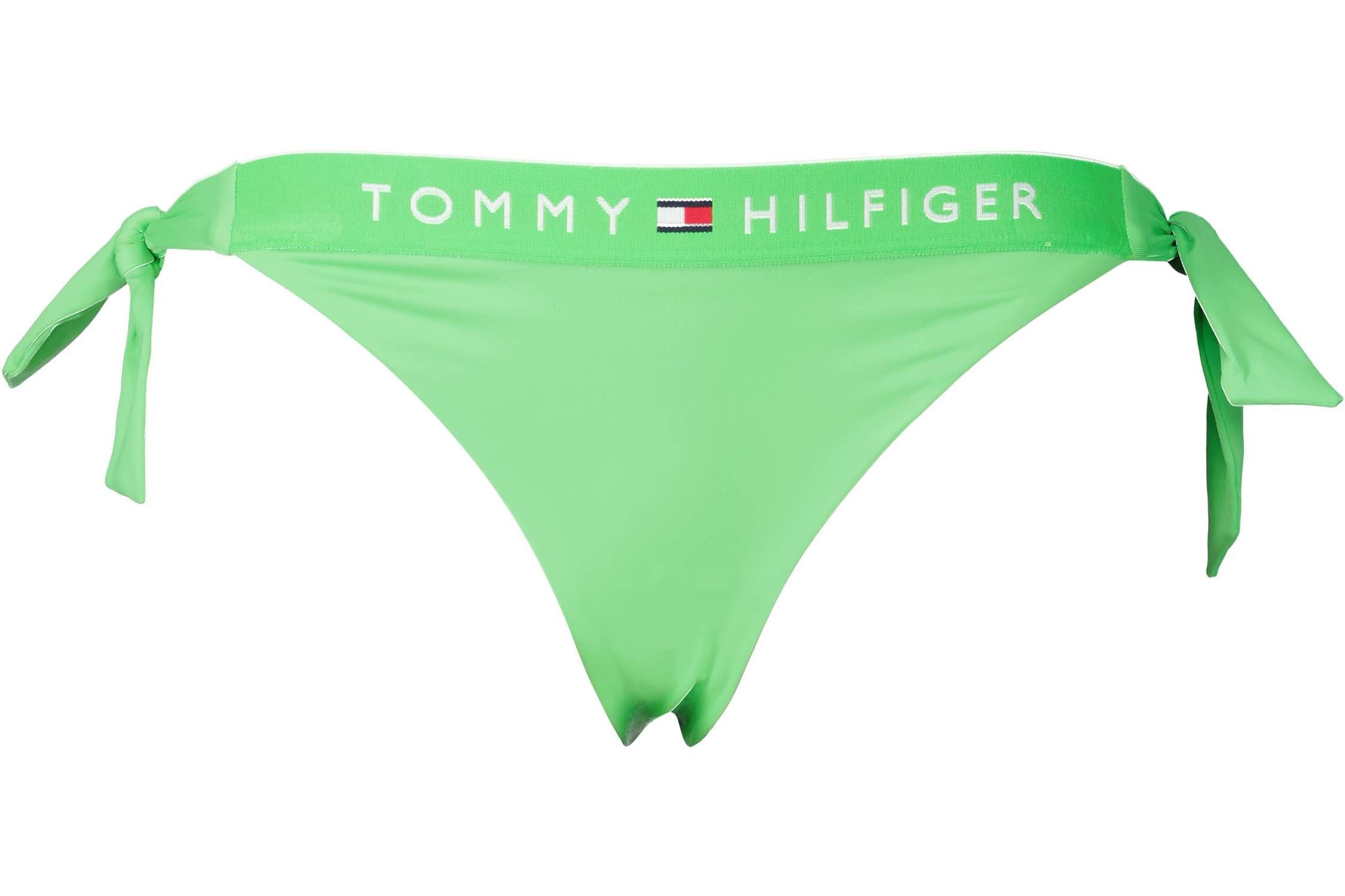 module Reserveren Rondlopen Tommy Hilfiger side tie cheeky bikini Groen Bikinislips | Gratis bezorging  - Bomont.nl