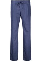 hampton birds eye trouser Blauw