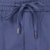 hampton birds eye trouser Blauw