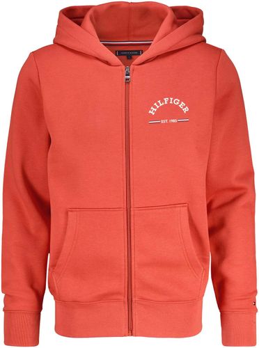 Tommy Hilfiger roundall hooded zip through Rood