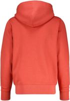 roundall hooded zip through Rood