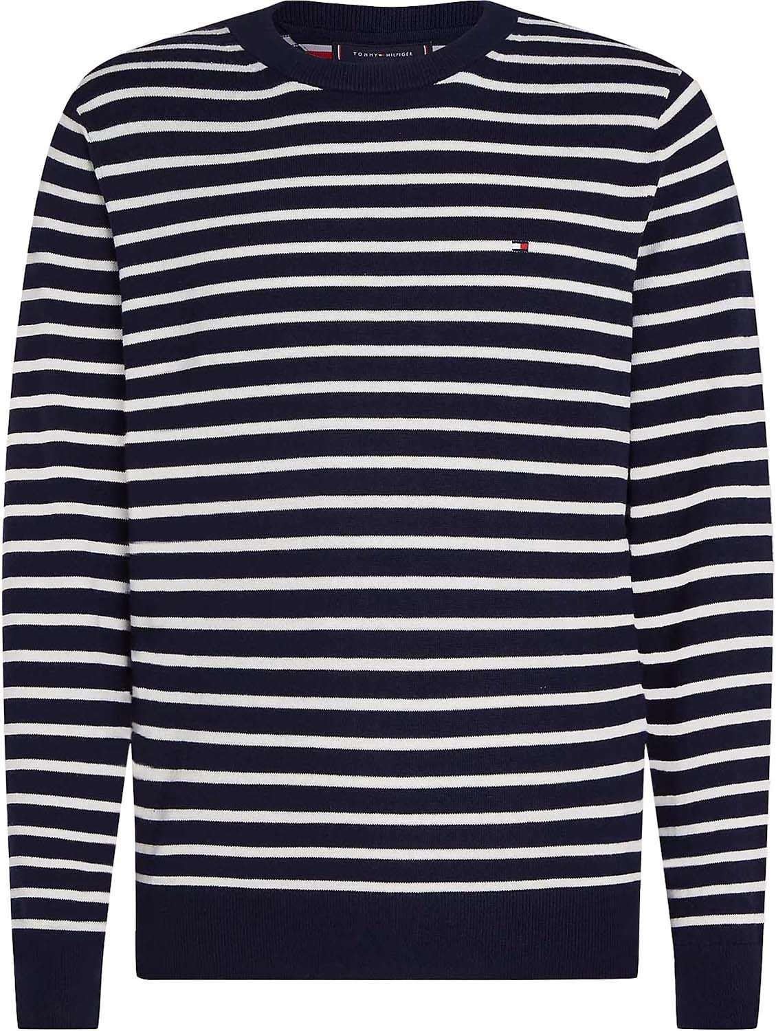 Tommy Hilfiger ima org ctn cashmere crew neck Blauw