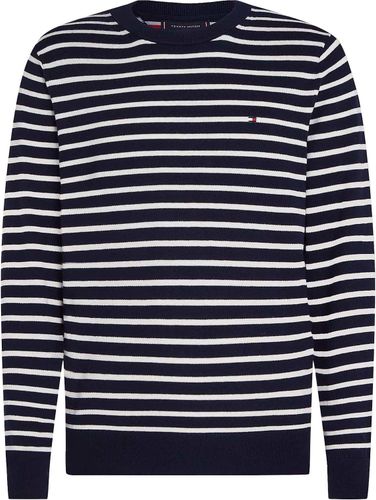 Tommy Hilfiger ima org ctn cashmere crew neck Blauw