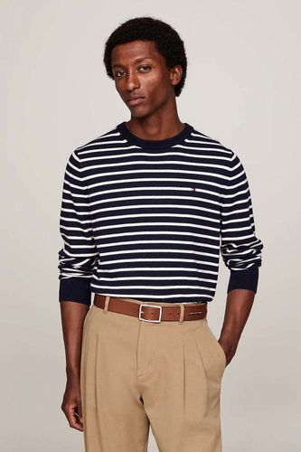 Tommy Hilfiger ima org ctn cashmere crew neck Blauw