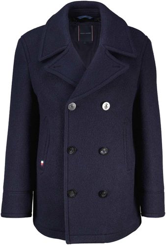 Tommy Hilfiger the premium classic peacoat Blauw