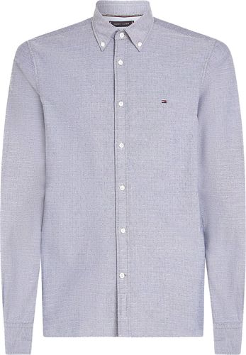 Tommy Hilfiger oxford dobby sf shirt Blauw