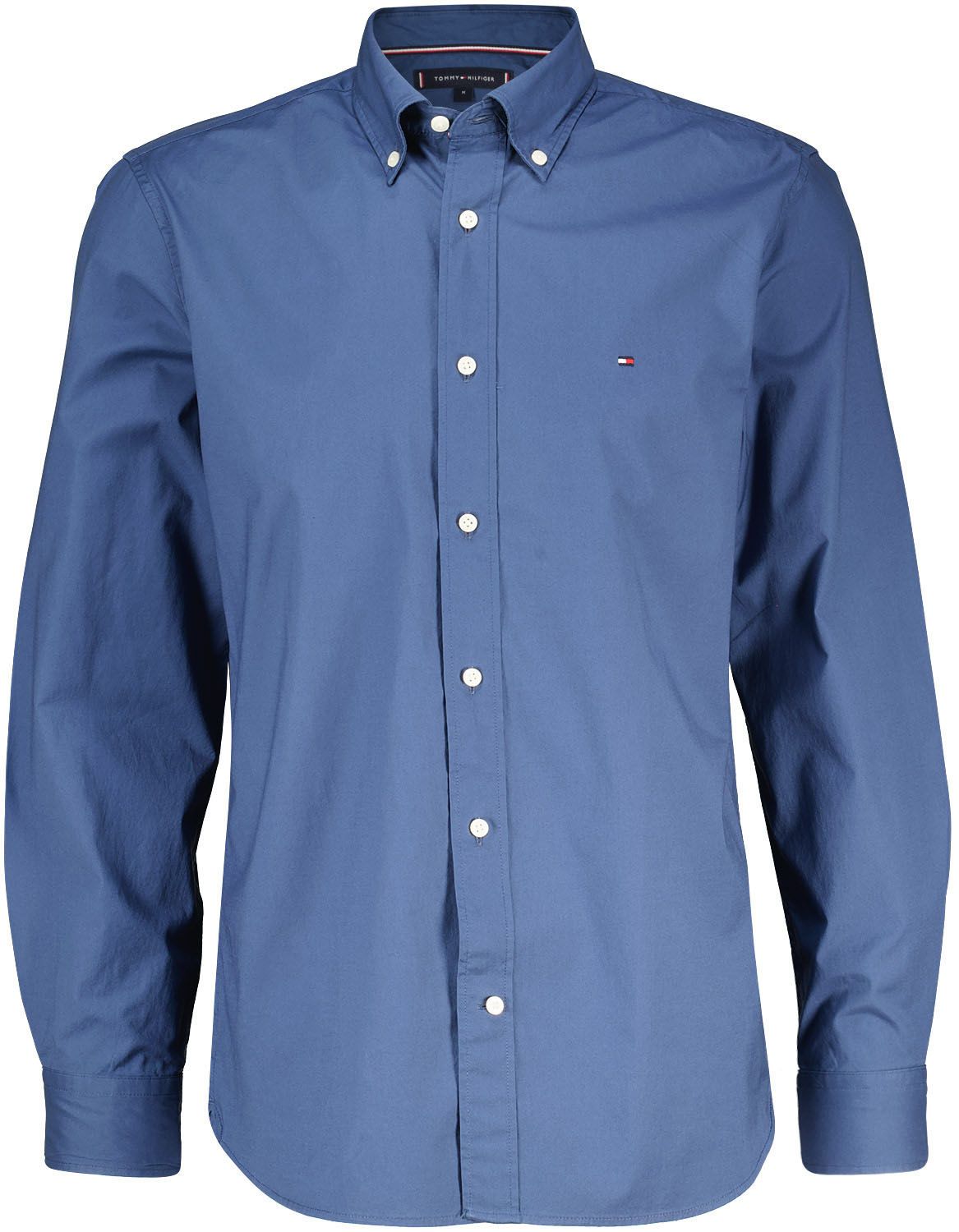 Tommy Hilfiger Overhemd Poplin Blauw