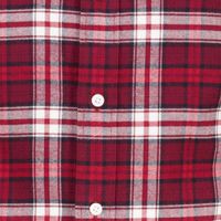 brushed tommy tartan small shirt Rood