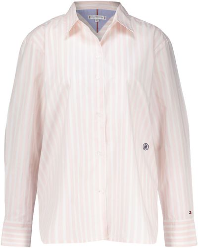 Tommy Hilfiger SMD Stripe easy fit ls shirt Roze