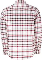 small global stripe check shirt Wit