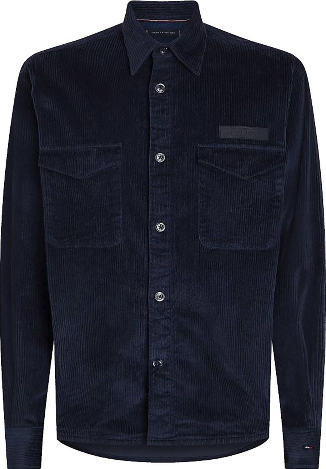 Tommy Hilfiger Overshirt Corduroy Donkerblauw