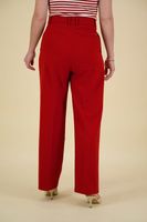 core relaxed straight pant Rood