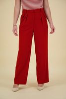 core relaxed straight pant Rood