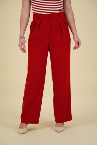 Tommy Hilfiger core relaxed straight pant Rood