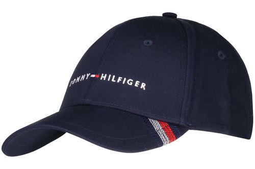 Tommy Hilfiger foundation cotton panel cap Blauw