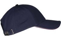 corporate cotton 6 panel cap Blauw