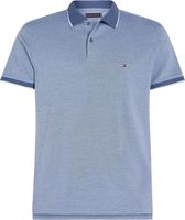 two tone interlock reg polo Blauw