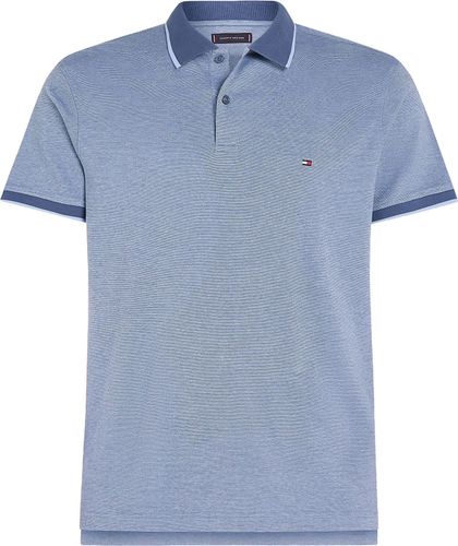 Tommy Hilfiger two tone interlock reg polo Blauw