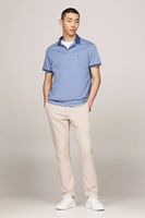 two tone interlock reg polo Blauw