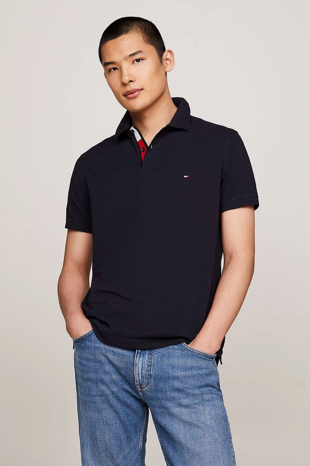 Tommy Hilfiger Polo Donkerblauw 