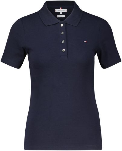 Tommy Hilfiger 1985 SLIM PIQUE POLO SS Blauw