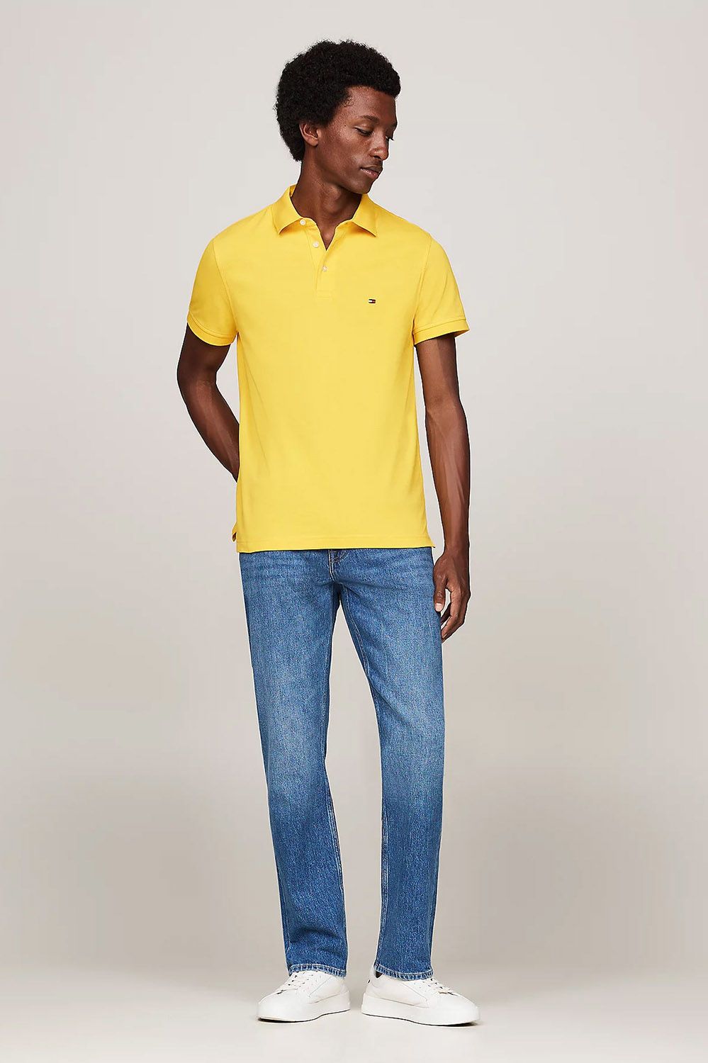 Tommy Hilfiger Polo Geel 